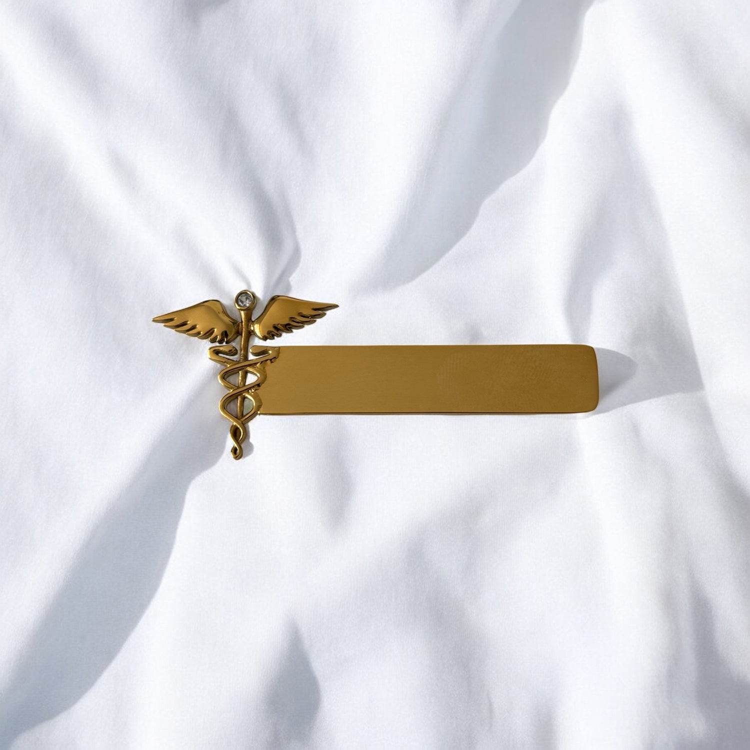 Ecuson Caduceus – Gold Plated 18K