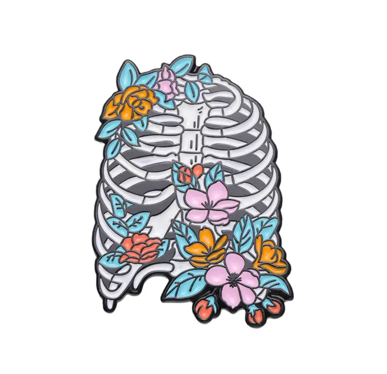 Thorax filled with flowers