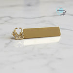 Ecuson - Dr./As. -Golden Bloom Stethoscope © Gold